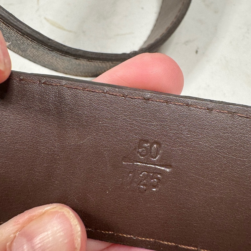 LOUIS VUITTON nitial Buckle Ceinture Damier Men's Belt - Picture 3 of 5